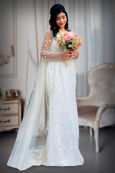 Mermaid Gown Christian Wedding Gowns Near Me Off White Mermaid