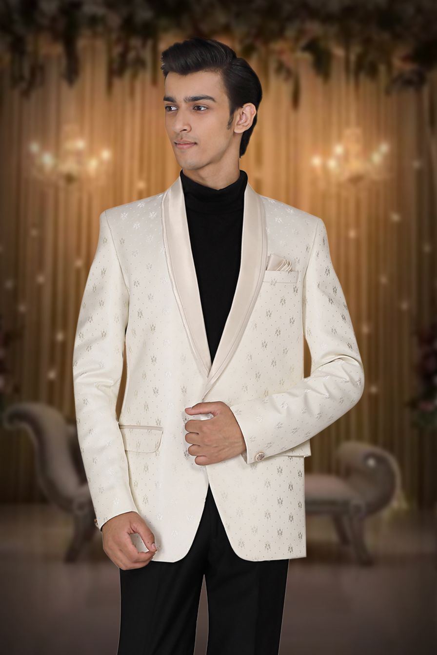 blazer off white vanilla