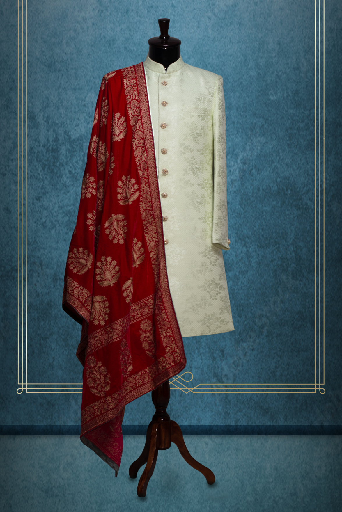 matching shawl for maroon dress