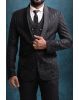 3 Piece Imported Fabric Black Suit