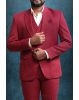3 Piece Imported Fabric Reddish  Suit