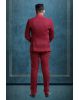 3 Piece Imported Fabric Reddish  Suit