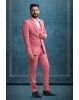 3 Piece Polyster Pink Suit