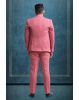 3 Piece Polyster Pink Suit