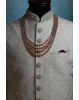 Golden Multi layered Mothi Chain