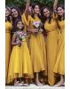 Mustard Yellow Georgette Gown