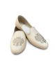 Men’s Traditional Cream Beige Embroidered Mojari