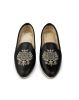 Men&rsquo;s Traditional Black Embroidered Mojari