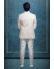 Men’s Ivory White Designer Indo-Western Sherwani Jacket
