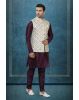 Elegant Kurta Modi Jacket Set