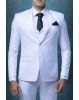 3 Pcs White Suit