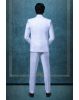 3 Pcs White Suit