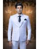 3 Pcs White Suit