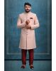 Baby Pink Suave Classic Sherwani