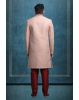 Baby Pink Suave Classic Sherwani