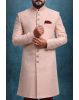 Baby Pink Suave Classic Sherwani