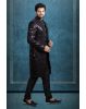 Black Charming Jacket Sherwani