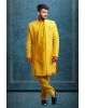 Yellow Elegant Jacket Sherwani