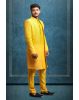 Yellow Elegant Jacket Sherwani