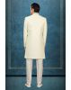 Cream/off-White Sherwani With Intricate Embroidery