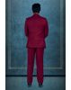 3Pc Suit Terry Rayon In Maroon 3Pc Suit