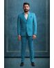 3 Piece Imported Fabric Blue Suit