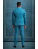 3 Piece Imported Fabric Blue Suit