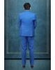 3 Piece Imported Fabric Royal Blue Suit