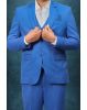 3 Piece Imported Fabric Royal Blue Suit