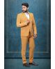 3 Piece Imported Fabric Burnt Orange Suit