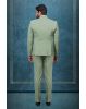 3 Piece Imported Fabric Dark Moss Green Suit