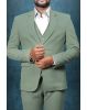 3 Piece Imported Fabric Dark Moss Green Suit
