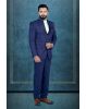 2 Pcs Imported Terry Rayon In Midnight Blue 2Pc Suit