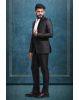 black tuxido 2pcs suit
