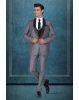 3 Piece Imported Fabric Grey Suit