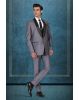 3 Piece Imported Fabric Grey Suit