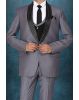 3 Piece Imported Fabric Grey Suit