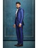 Polyester Viscose In Royal Blue 2Pc Suit