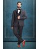 Classic Black Tuxedo Suit with Bow Tie
