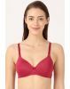 Women's Wire free Padded Microfiber Nylon Elastane Stretch Full Coverage Multiway Styling T-Shirt Bra with Magic Under Cup - Anemone