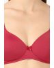 Women's Wire free Padded Microfiber Nylon Elastane Stretch Full Coverage Multiway Styling T-Shirt Bra with Magic Under Cup - Anemone