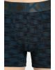 Men's Tactel Microfiber Elastane Stretch Printed Trunk with Moisture Move Treatment - True Navy Prints