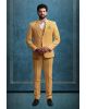 Polyster Mustard Yellow Suit