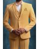 Polyster Mustard Yellow Suit