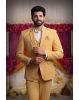 Polyster Mustard Yellow Suit