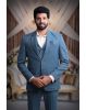 Polyster Pacific Blue Suit