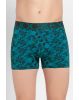 Men's Tactel Microfiber Elastane Stretch Printed Brief with Moisture Move Treatment - Ocean Depth