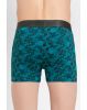 Men's Tactel Microfiber Elastane Stretch Printed Brief with Moisture Move Treatment - Ocean Depth
