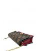 Louis Vuitton Flore Monogram Canvas Chain Wallet Fuchsia