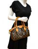 Tivoli PM Monogram Canvas Satchel Bag Brown
